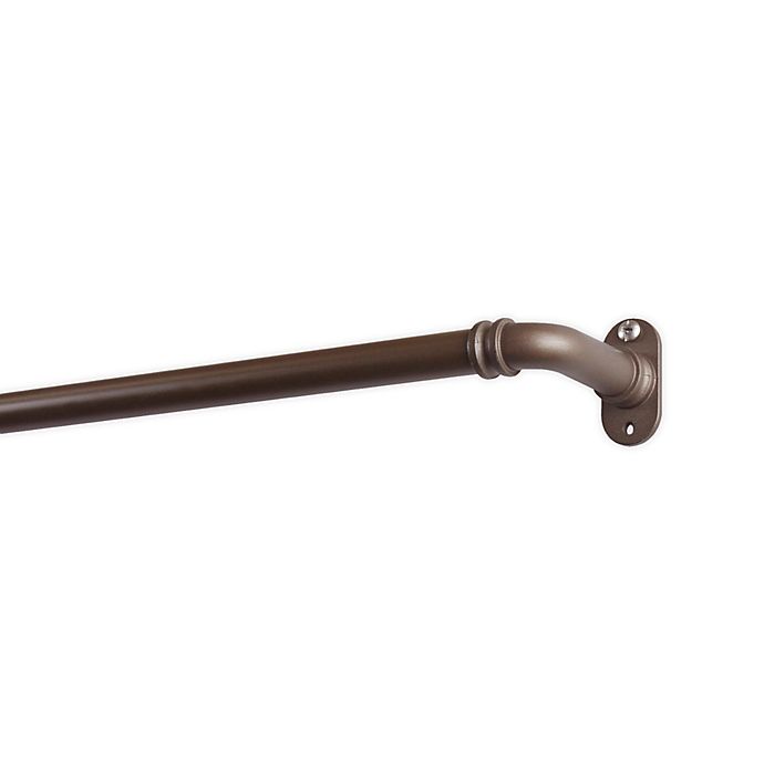 Rod Desyne Pipe 28 to 48-Inch Blackout Adjustable Curtain Rod in\
