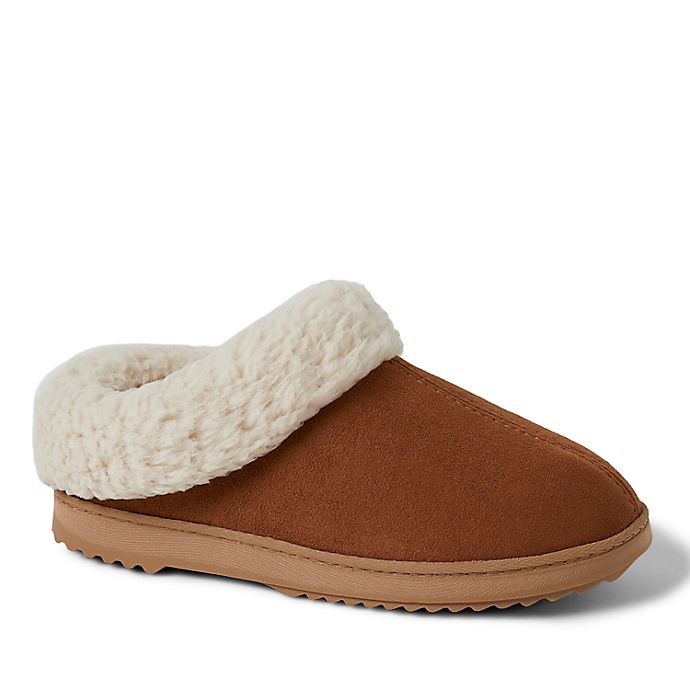 Cozy Mountain™ Women's Microsuede Clog Slippers with Sherpa Cuff