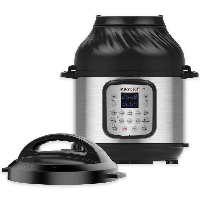 The Instant Pot® 8 qt. Duo Crisp™   Air Fryer in Stainless Steel/Black