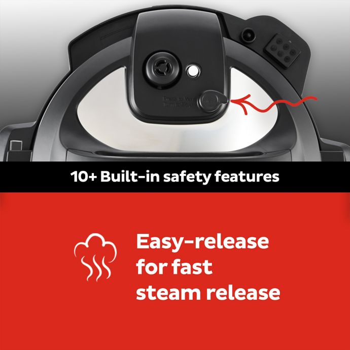 The Instant Pot® 8 qt. Duo Crisp™   Air Fryer in Stainless Steel/Black