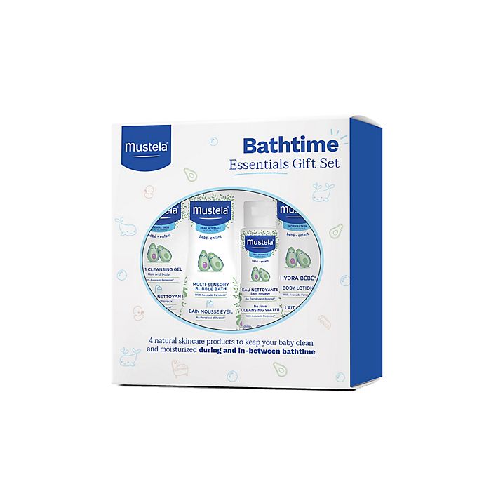 Mustela® 4-Piece Bathtime Essentials Gift Set
