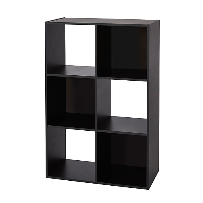 Simply Essential™ 6-Cube Organizer in Black