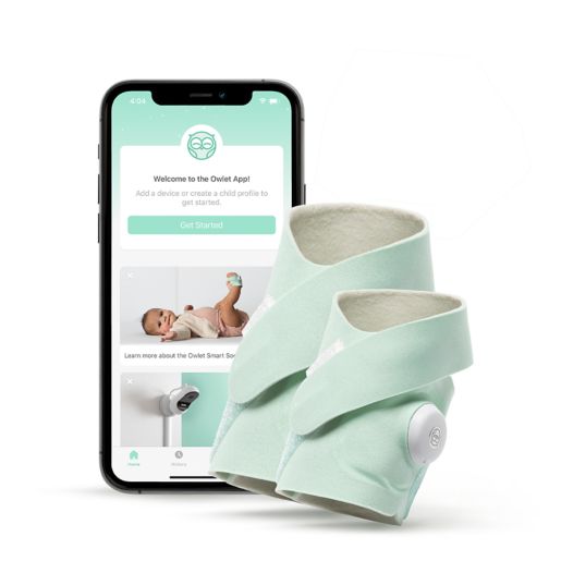 søm kompensere Gnaven Owlet Smart Sock Plus in Mint | Bed Bath & Beyond