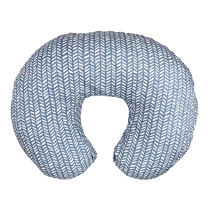 Boppy® Original Nursing Pillow and Positioner in Blue Herringbone