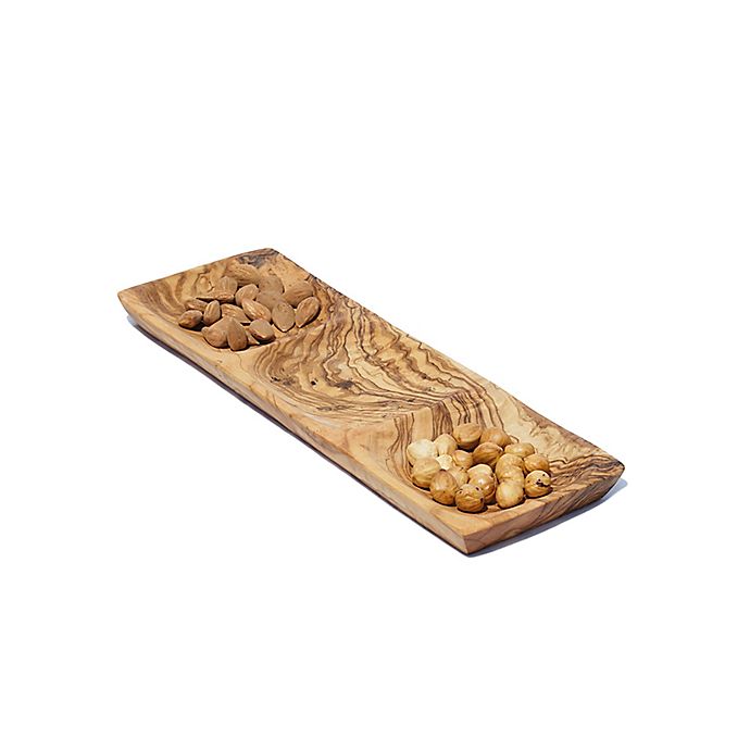 Serving and Dipping Dish Small Tapas Dish Olive Wood rectangular 