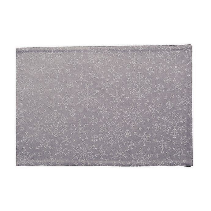 Bee & Willow™ Jacquard Winter Snow Placemats (Set of 4)