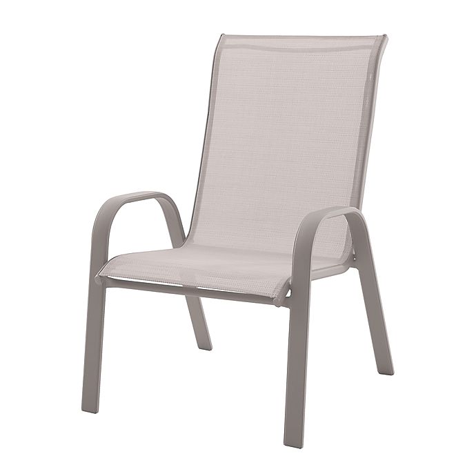 Simply Essential™ NeverRust® Outdoor Stacking Dining Chair
