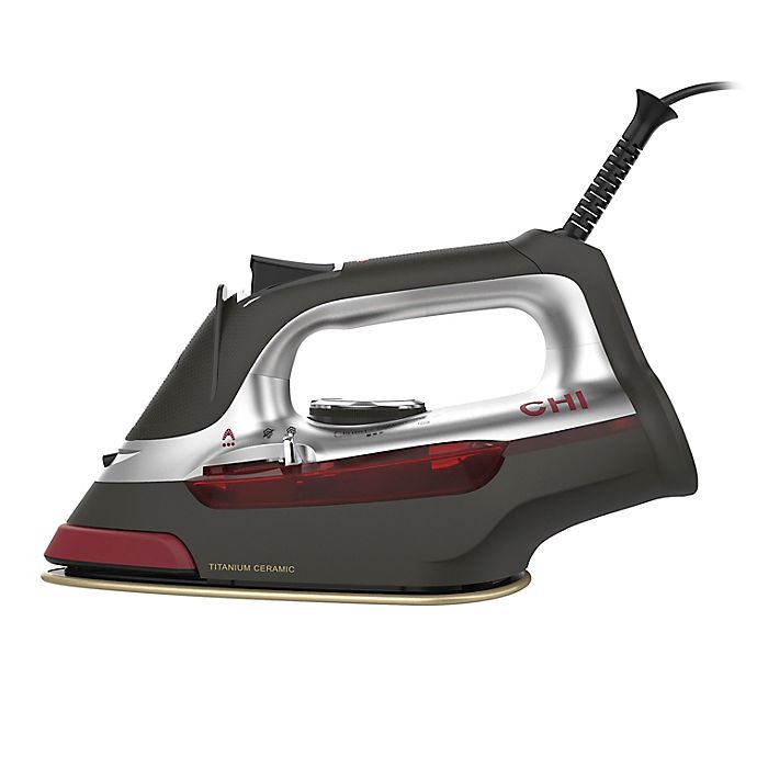 CHI® SteamShot 2-in-1 13108 Iron + Steamer in Red