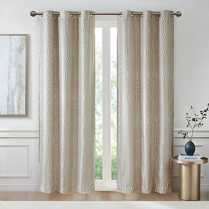 Beautyrest® Cannes Total Blackout Magnetic Closure Window Curtain Panels (Set of 2)