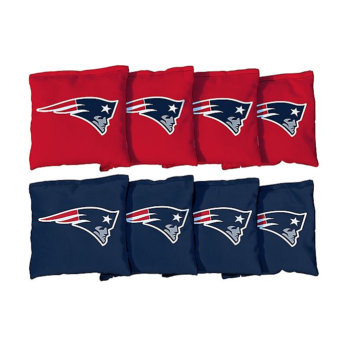 New England Patriots Set of 8 Cornhole Bean Bags FREE SHIPPING 