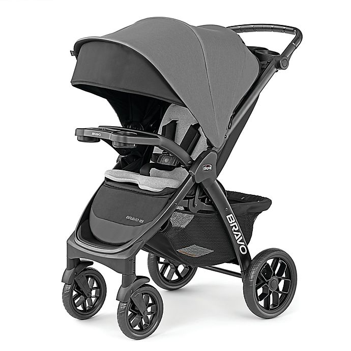 Chicco® Bravo® LE ClearTex™ Quick-Fold Stroller in Pewter