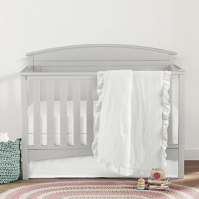 Lush Décor Reyna 3-Piece Crib Bedding Set in White