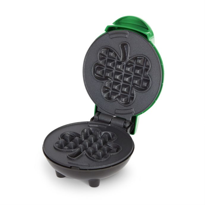 Dash® Shamrock Mini Waffle Maker in Green Bed Bath & Beyond