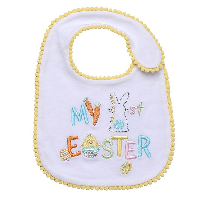 First holiday Embroidered Bib PERSONALIZED bib Baby's First EASTER Bib My First Easter bib Easter bib Baby or Toddler Bib baby Gift