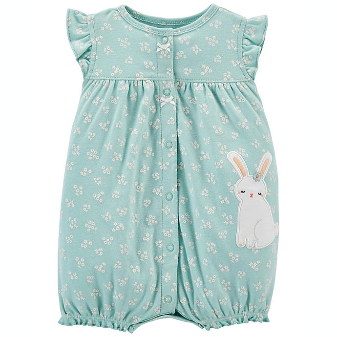 carter's® Size 6M Bunny Snap-Up Romper in Blue