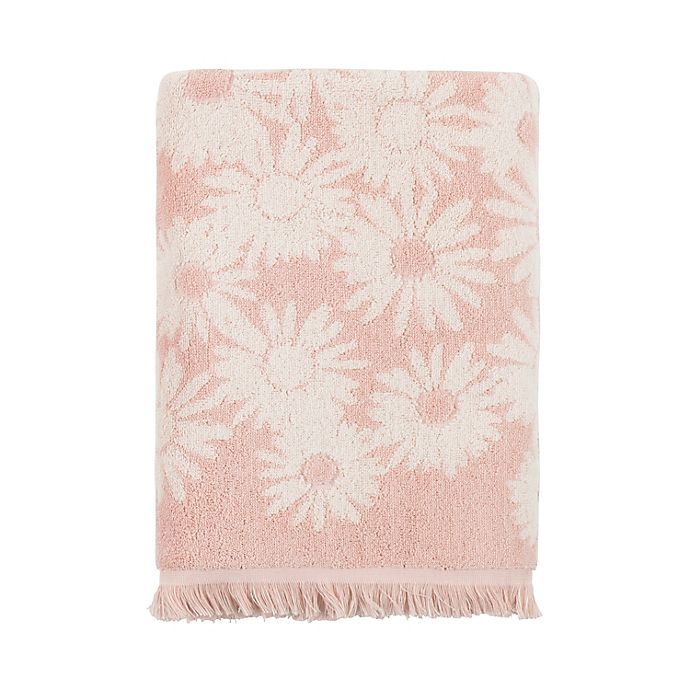 Wild Sage™ Maisie Daisy Bath Towel in Pink