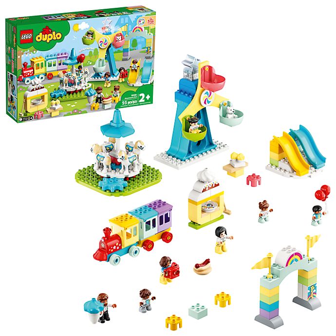 LEGO® DUPLO® 95-Piece Town Amusement Park Brick Playset