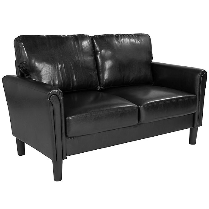 Flash Furniture Bari Leather Love Seat