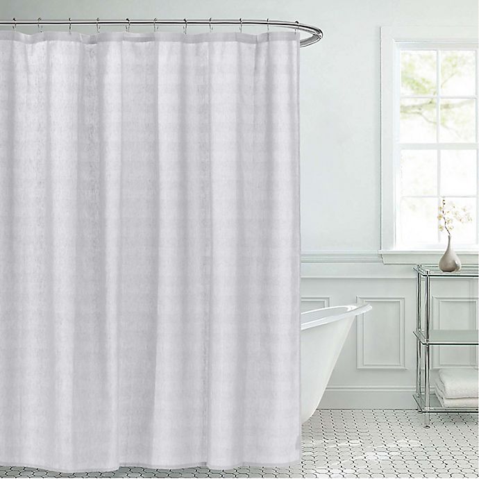 French Connection 72-Inch x 72-Inch Hastings Shower Curtain and Hook Set in Grey