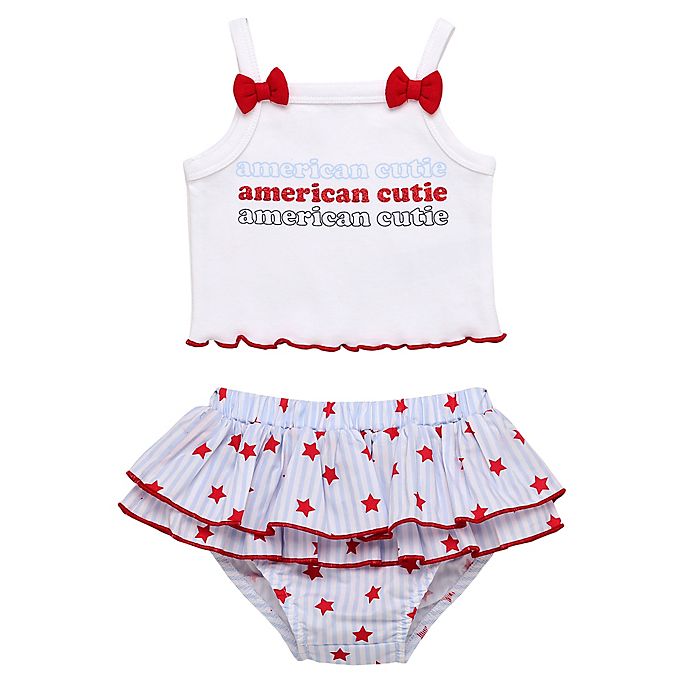 Baby Starters® 2-Piece American Cutie Skirted Bottom and Sleeveless Top Set