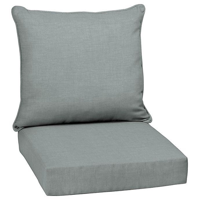 Arden Selections™ 2-Piece Solid Outdoor Deep Seat Cushions Set