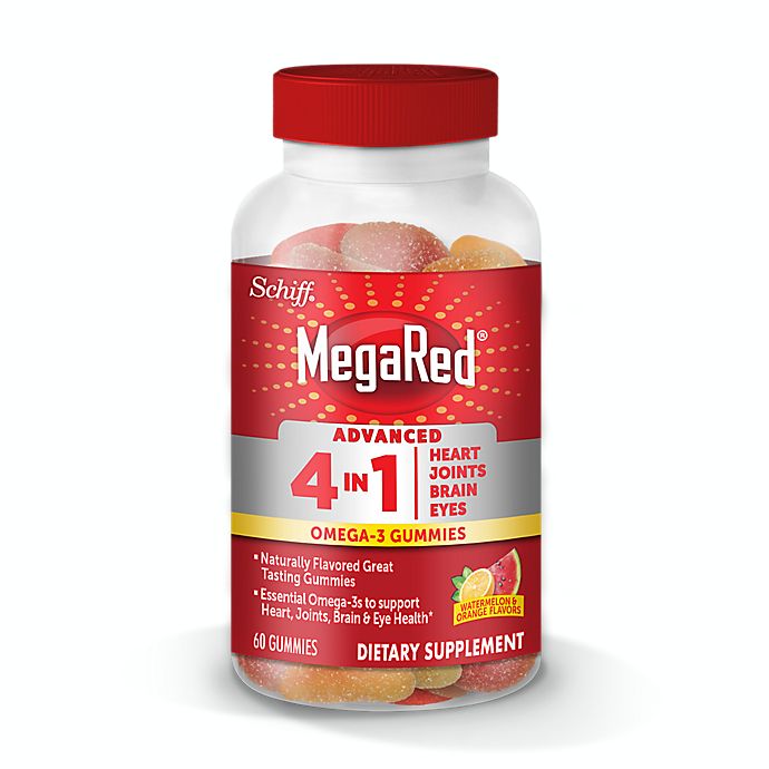 Schiff® MegaRed® 60-Count Advanced 4In1 Omega-3 Gummies