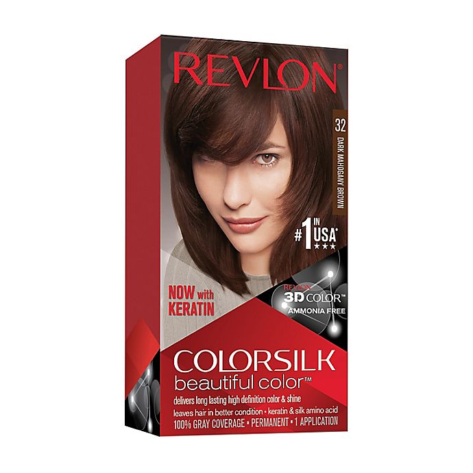 Revlon® ColorSilk Beautiful Color™ Hair Color in 32 Dark Mahogany Brown