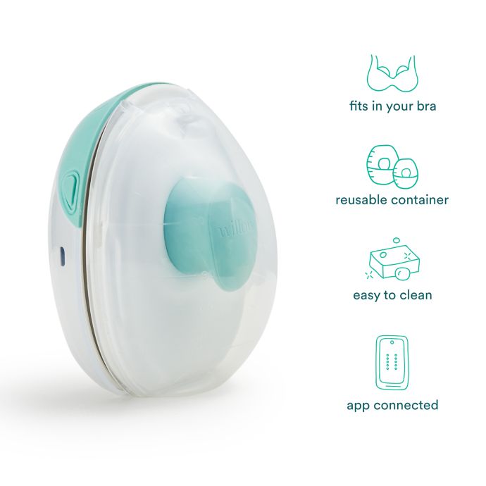 Willow Go® Wearable Hands-Free, Cord-Free Double Electric Breast Pump