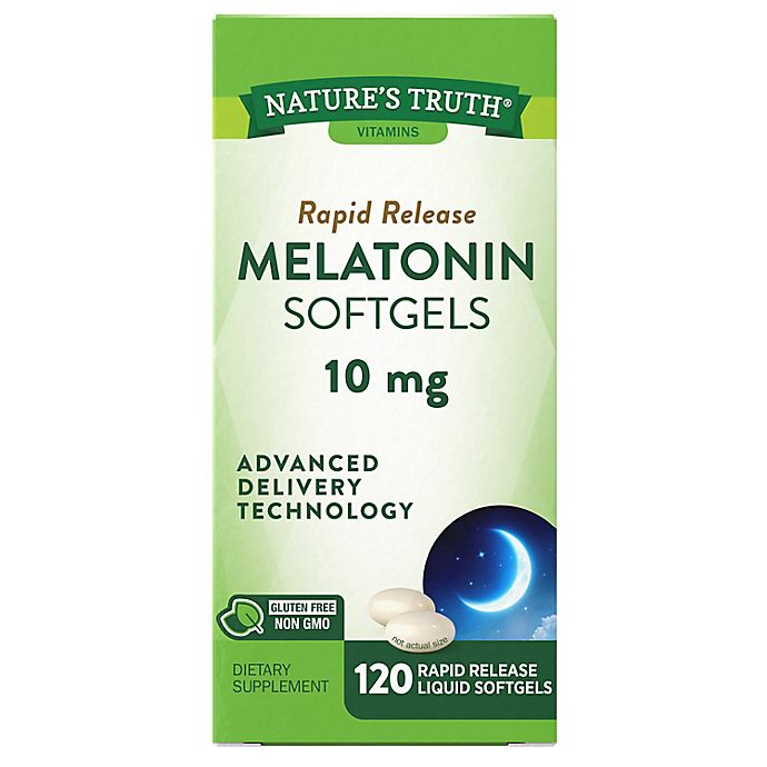 Nature’s Truth® 120-Count Rapid Release Melatonin 10 mg Softgels
