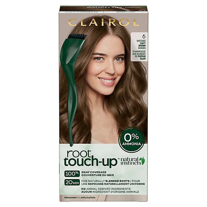 Clairol Root Temp® Root Touch Up by Natural Instincts Permanent Color in Light Brown 6
