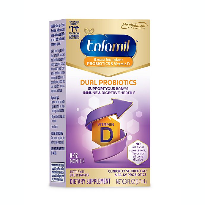 Enfamil™ Dual Probiotics and Vitamin D 0.3 fl. oz. Breastfed Infant Daily Supplement Drops