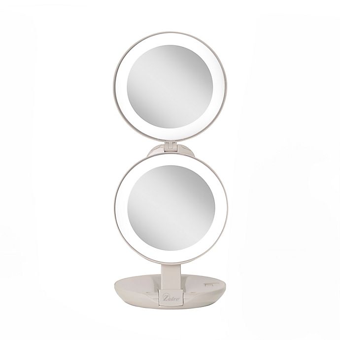 Zadro® 1x/10x LED Lighted Travel Mirror