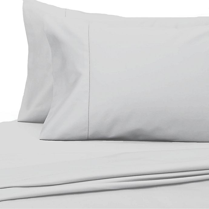Everhome™ Egyptian Cotton 700-Thread-Count King Flat Sheet in Microchip