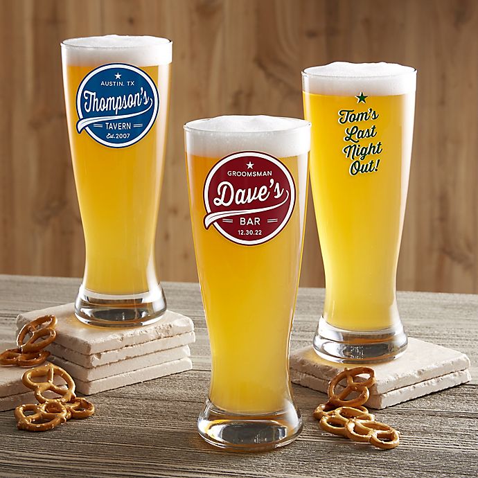 Brewing Co. Personalized Beer Pilsner Printed Glass