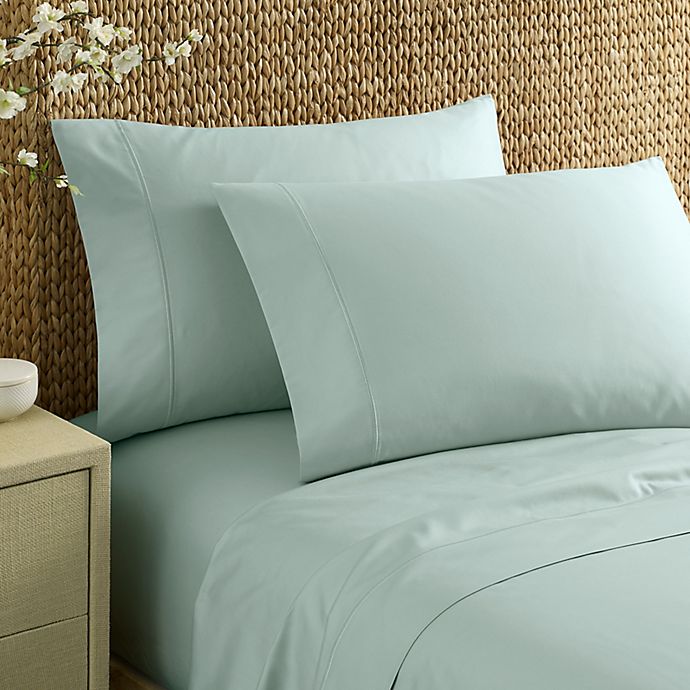 Nautica® Regatta Luxury Sateen Cotton King Sheet Set in Sea Mineral Green