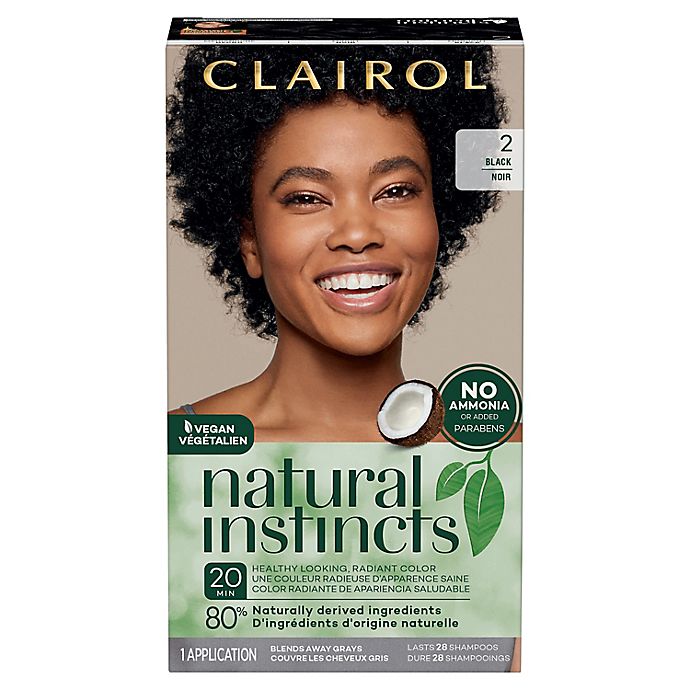 Clairol® Natural Instincts Ammonia-Free Semi-Permanent Color in 36 Black/Noir