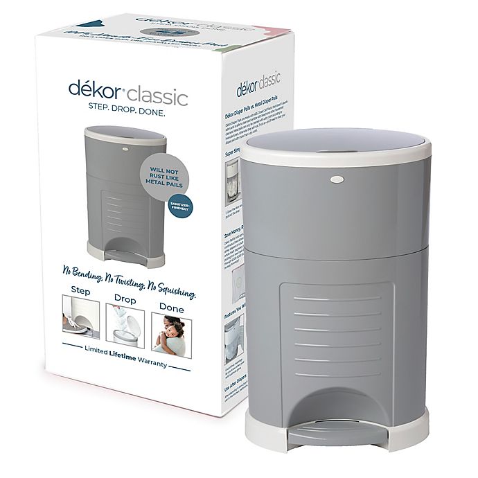 Dékor® Classic Hands-Free Diaper Pail