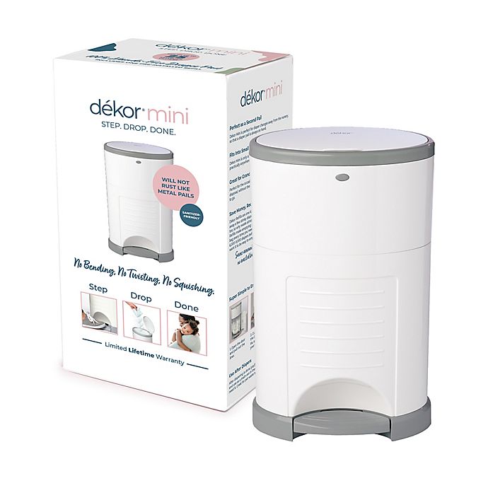 Dékor® Mini Hands-Free Diaper Pail with Refill