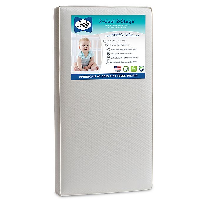 Sealy® Select 2-Cool 2-Stage Crib Mattress in Natural