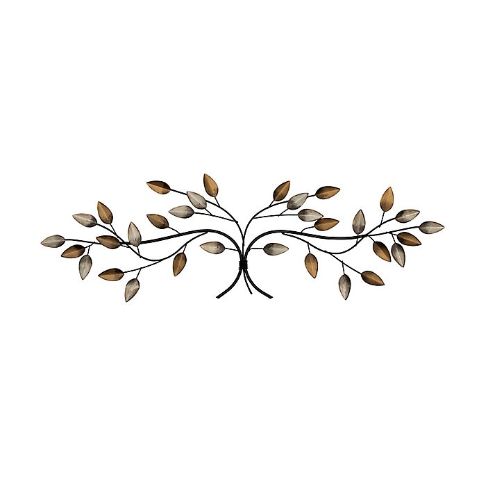 Stratton Home Decor Blowing Leaves Over the Door 10.63-Inch x 31.89-Inch Wall Sculpture