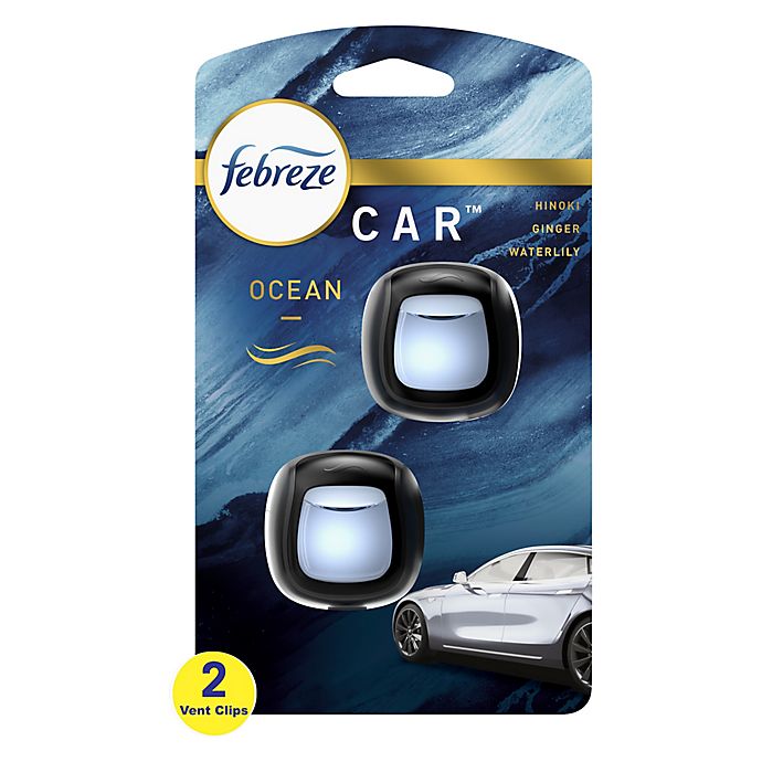 Febreze® 2-Pack Car Vent Clip Air Freshener in Ocean