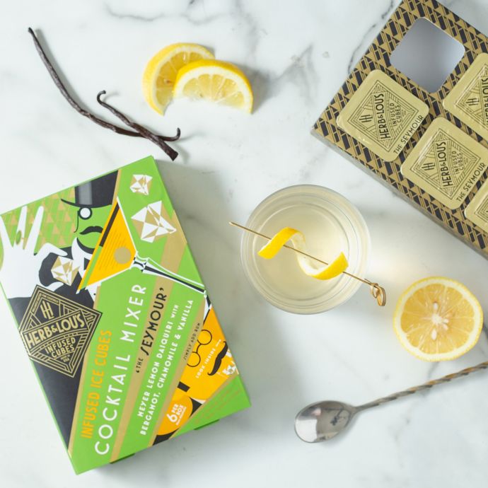 Herb & Lou's The Seymour Meyer Lemon Daiquiri Infused Cube for Cocktails