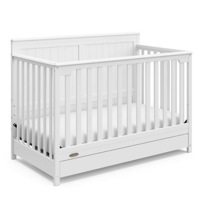 Graco Hadley 4-In-1 Convertible Crib With Drawer In White