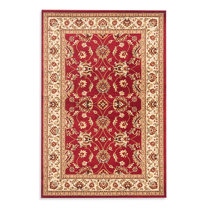 Safavieh Vanity Red/Ivory 4-Foot x 6-Foot Accent Rug