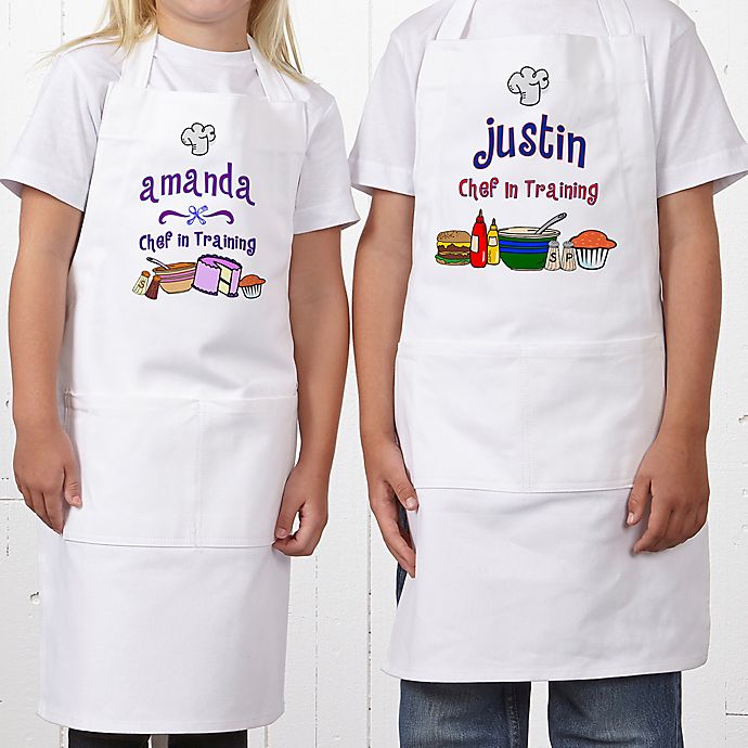 Kids Apron Cute Dress Junior Chef Bib Aprons for Cooking Baking Painting 