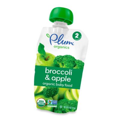 Plum Organics™ Second Blends™ Broccoli And Apple Baby Food Pouch ...