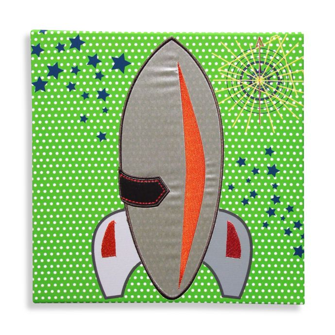 Studio Arts Kids Rocket Ship Embellished Wall Art Bed Bath & Beyond