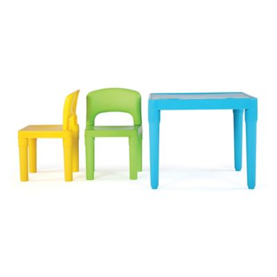 tot tutors plastic table and 4 chairs set