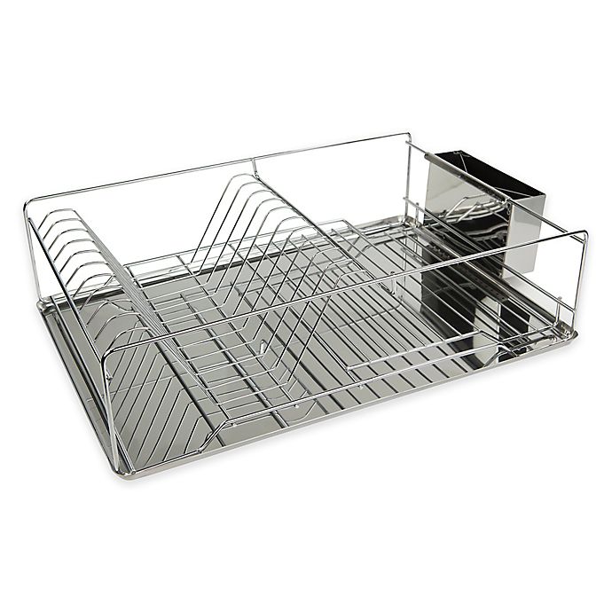Home Basics® Dish Drying Rack in Silver