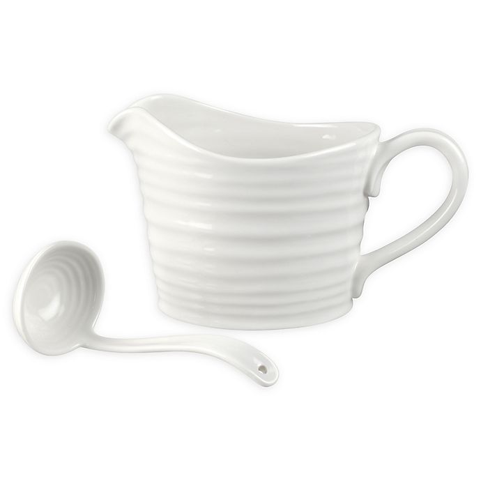 Sophie Conran for Portmeirion® Mini Sauce Jug with Ladle in White